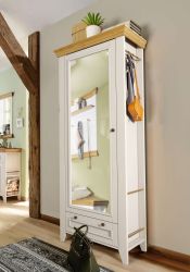 Home affaire Garderobenschrank Skandinavia Massivholz, mit günstig online kaufen