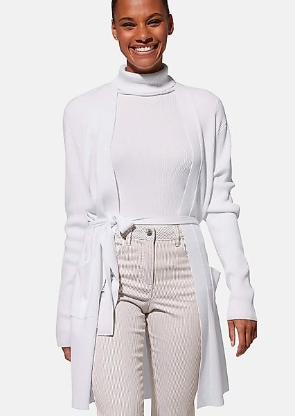 MADELEINE Strickjacke Lange Strickjacke mit Bindeband günstig online kaufen