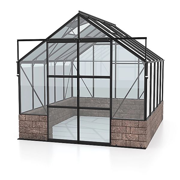 Vitavia Gewächshaus Cassandra 8300 Schwarz 8,3 m² günstig online kaufen
