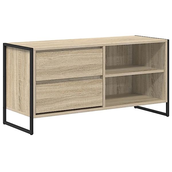 vidaXL TV-Schränk Sonoma 100 x 36 x 49,5 cm Holzwerkstoff 886559 günstig online kaufen