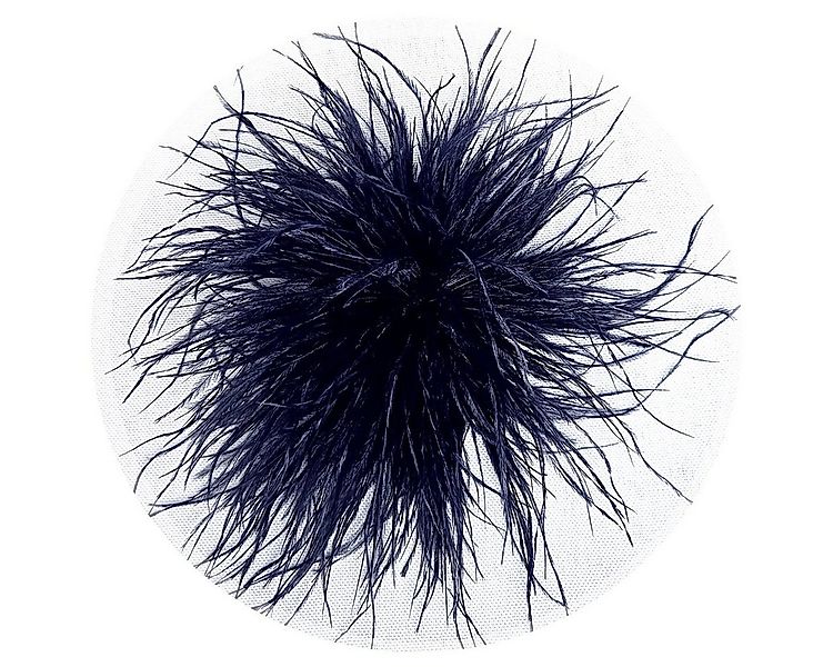 Brosche Federbrosche Dunkelblau Clip Antecker Federn Klammer Haarklammer St günstig online kaufen