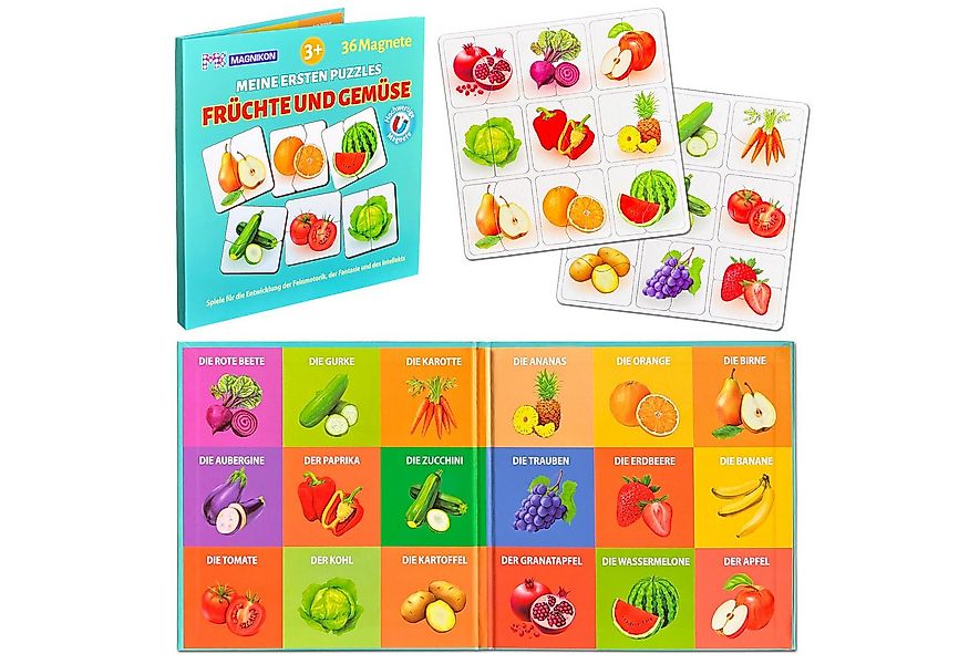 MAGNIKON Lernspielzeug Meine ersten magnetischen Puzzles (Puzzles mit große günstig online kaufen