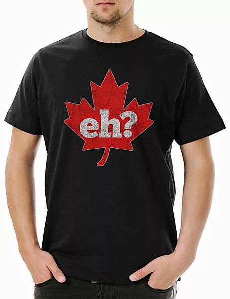 Urban Backwoods Print-Shirt Canada Eh Herren T-Shirt Fahne Flagge Banner Ma günstig online kaufen