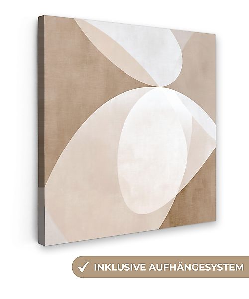 OneMillionCanvasses® Leinwandbild Ovale Formen - Transparent günstig online kaufen