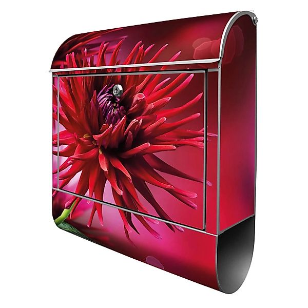 Banjado Design Briefkasten Silber Pulverbeschichtet 39x47x14cm 2 Schlüssel günstig online kaufen