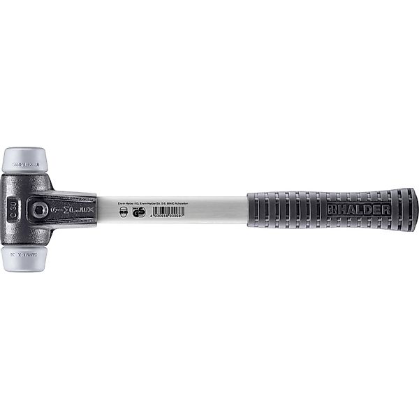 Halder Simplex Schonhammer Ø 30 mm TPE-mid Grau mit Verstärktem Tempergussg günstig online kaufen