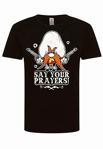 LOGOSHIRT T-Shirt Looney Tunes - Yosemite - Say Your Prayers mit coolem Pri günstig online kaufen