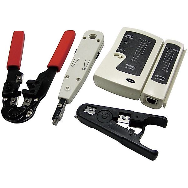 LogiLink Crimpzange LogiLink WZ0012 Netzwerk Werkzeug-Set günstig online kaufen
