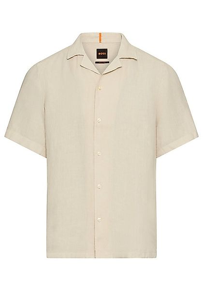 BOSS ORANGE Kurzarmhemd Rayer aus Leinen günstig online kaufen