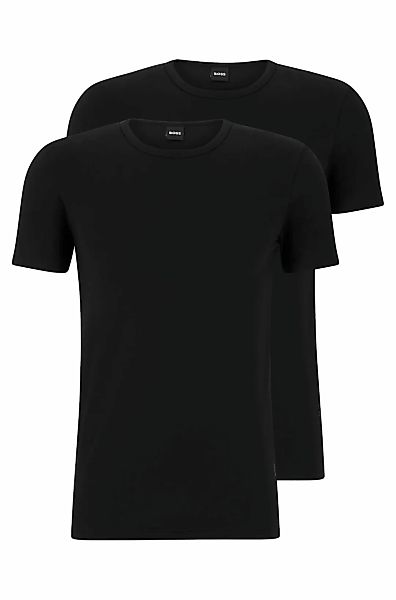 BOSS T Shirt Modern 2-Pack Schwarz - Größe M günstig online kaufen