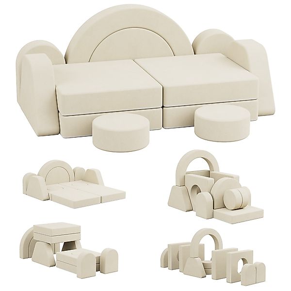 radelldar Kindersofa Modulare Spielsofa, 12 Teile, günstig online kaufen