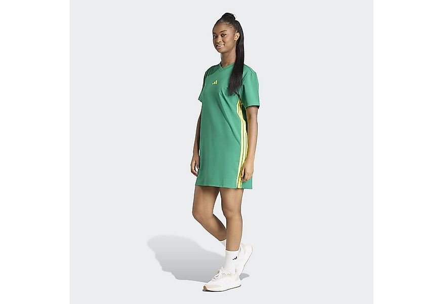 adidas Sportswear Shirtkleid ESSENTIALS -, 3-STREIFEN, SINGLE JERSEY günstig online kaufen