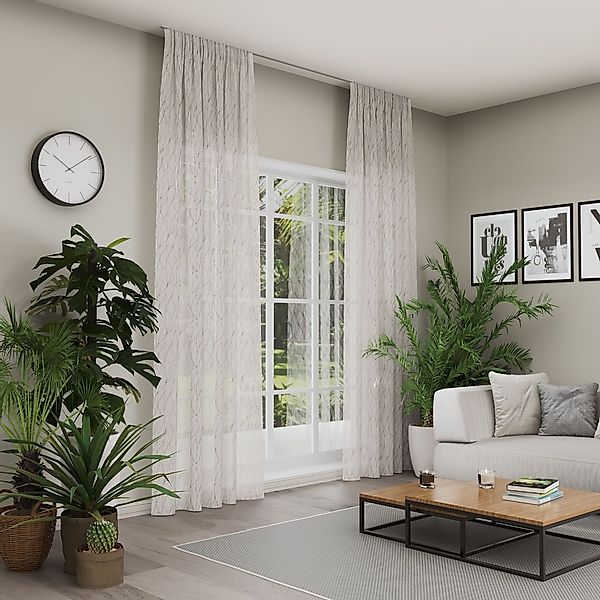 Neutex for you Vorhang "LISKA" Multifunktionsband 1 Stk. tlg. Moderner Druc günstig online kaufen