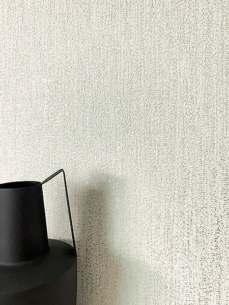 Newroom Vliestapete, Weiß Tapete Modern Unifarbe günstig online kaufen