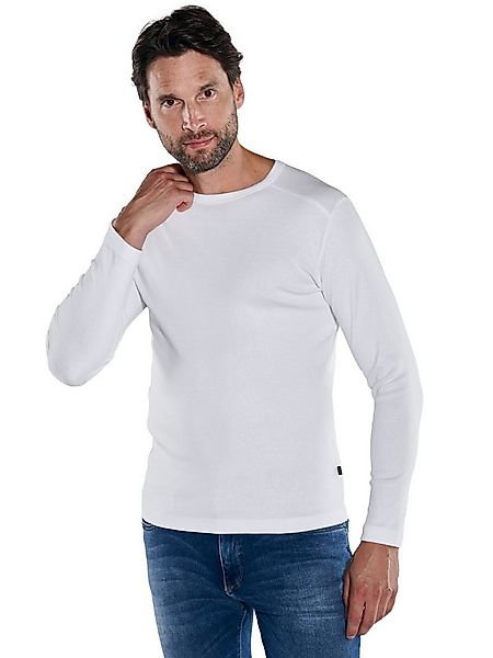 Engbers Langarmshirt Herren Langarm-Shirt "My Favorite" organic, Reinweiss günstig online kaufen