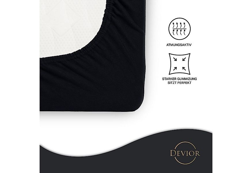 Devior Spannbettlaken Fleece 100% Polyester, kuschelig warmes Winterspannbe günstig online kaufen