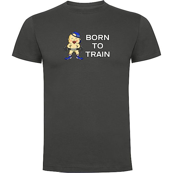 Kruskis Born To Train Kurzärmeliges T-shirt 2XL Dark Grey günstig online kaufen