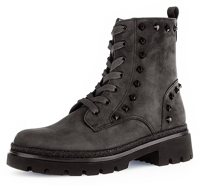 Gabor Florenz Schnürboots, Blockabsatz, Schnürstiefelette, Komfortschuh günstig online kaufen
