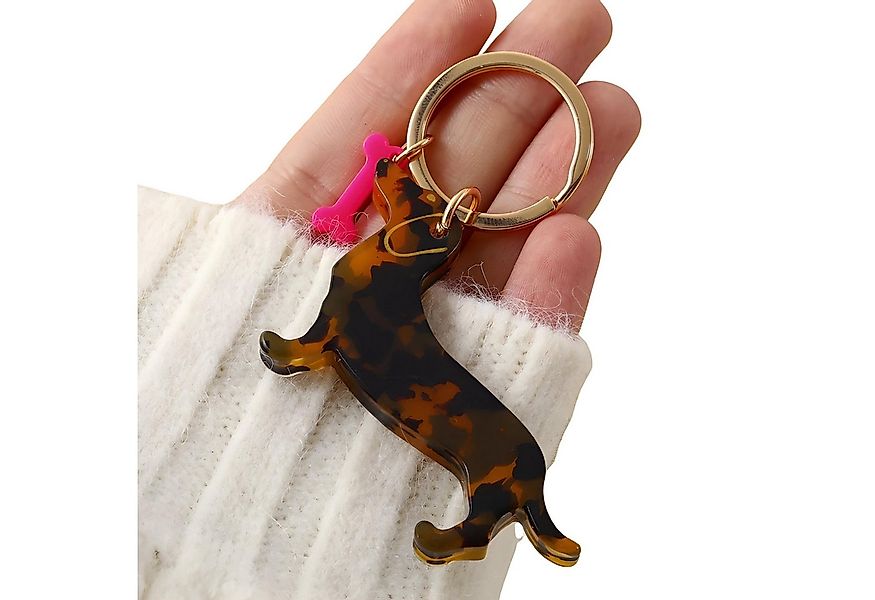 NEXORA Schlüsselanhänger Dackel Anhänger Schlüsselanhänger Dackel, hcohwert günstig online kaufen