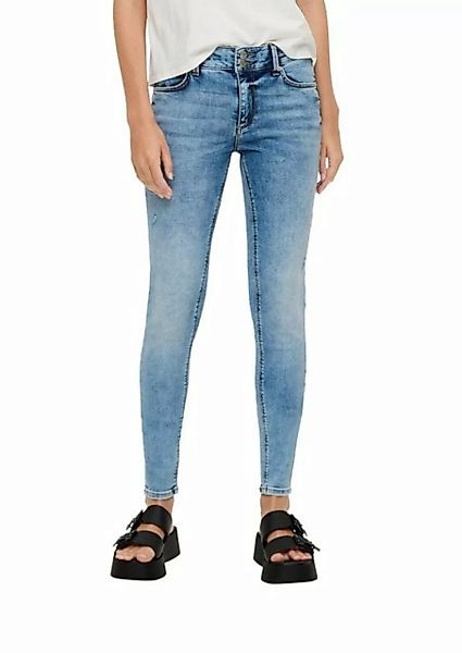 QS Skinny-fit-Jeans in hellblauer Waschung günstig online kaufen
