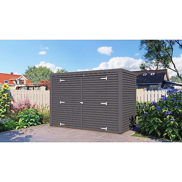 KONIFERA Fahrradbox "Bike Box" aus Fichte, BxTxH: 207x103x143 cm günstig online kaufen