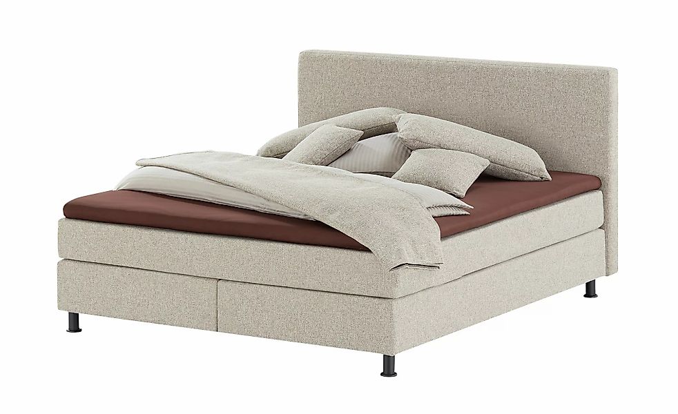 Wohnwert Boxspringbett  Dormian Boro ¦ grau ¦ Maße (cm): B: 160 H: 112 Bett günstig online kaufen