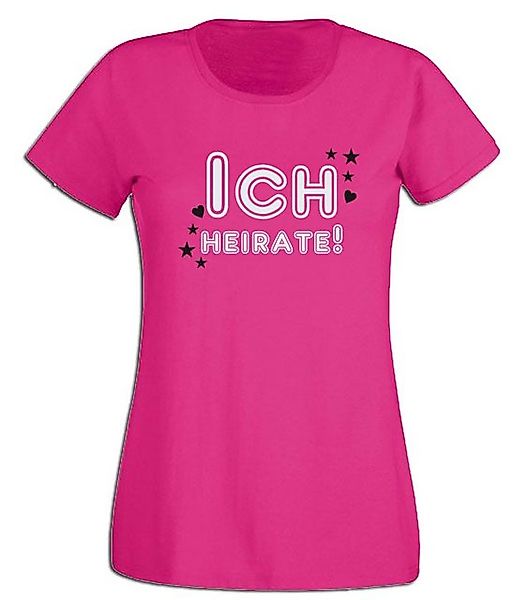 G-graphics T-Shirt Damen T-Shirt - Ich heirate JGA-Shirt, Junggesellinnen-A günstig online kaufen
