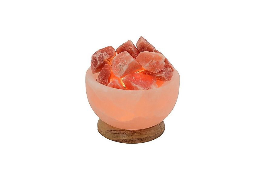 HAF Salzkristall-Tischlampe Salzlampe Salzkristallschale mit Salzkristallen günstig online kaufen