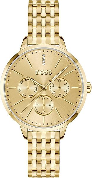 BOSS Multifunktionsuhr SYMPHONY 1502782, Quarzuhr, Armbanduhr, Damenuhr, Ed günstig online kaufen