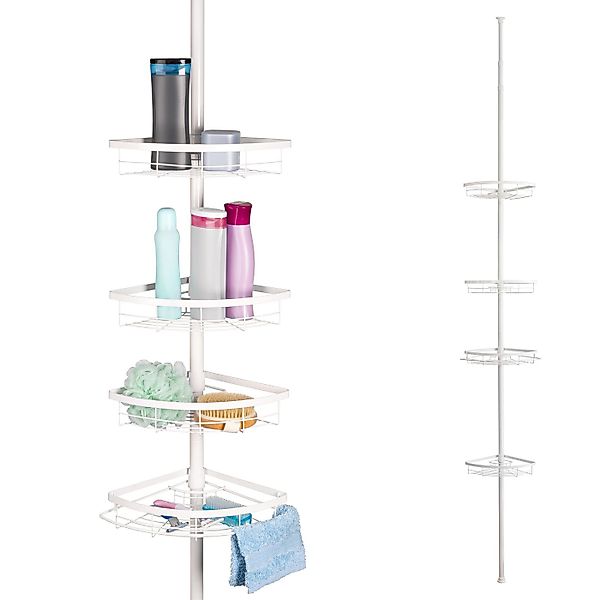 bremermann Teleskopregal Teleskop-Eckregal, 4 Körbe, Teleskop-Stange bis ma günstig online kaufen