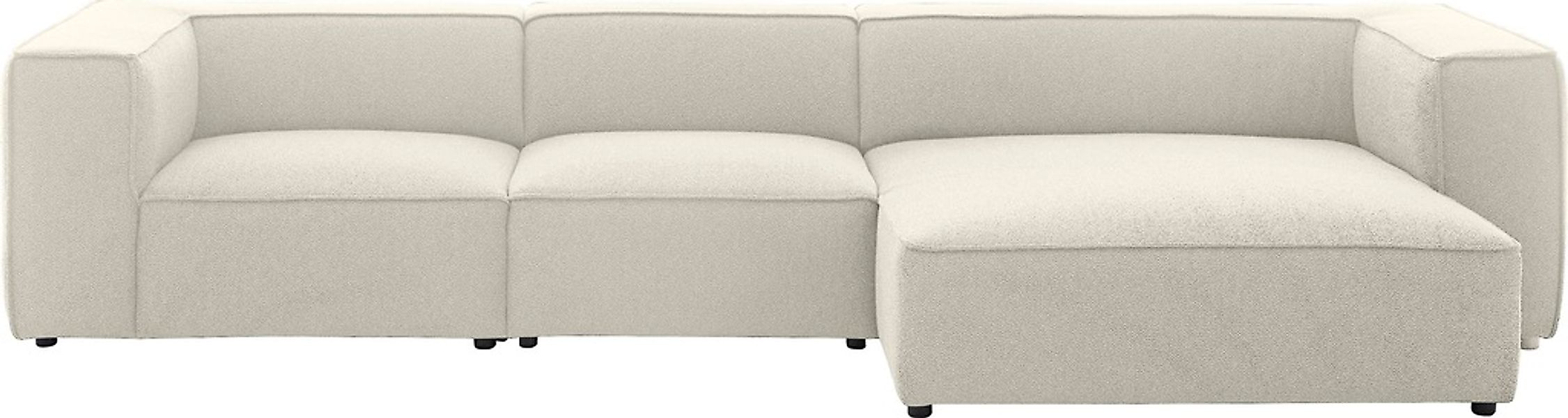 W.SCHILLIG Ecksofa »around-the-block«, mit eleganter Biese, mit Federkern, günstig online kaufen