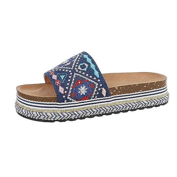 Ital-Design Damen Mules Freizeit Plateausandaletten (85698104) günstig online kaufen