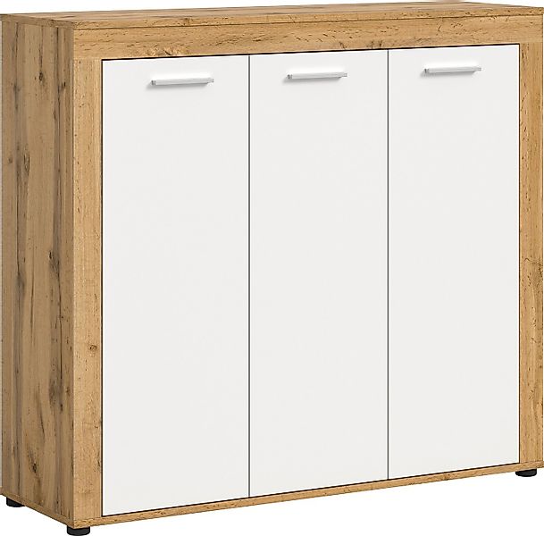 Home affaire Schuhschrank AOSTA, TOPSELLER!, Höhe 108cm, 3 Türen, 10 Einleg günstig online kaufen