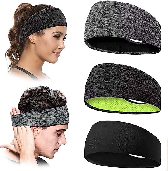 Blusmart Stirnband Sport-Stirnbänder im 3er-Pack (Unisex günstig online kaufen