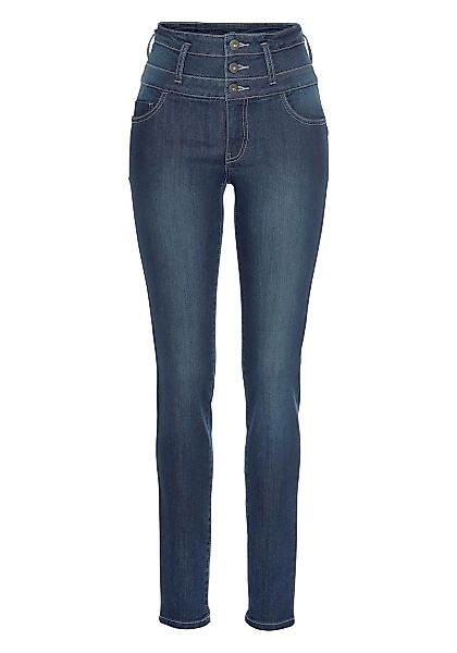 Arizona Slim-fit-Jeans mit extra breitem Bund High Waist günstig online kaufen