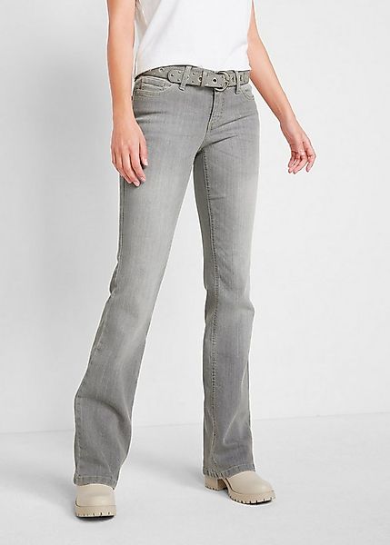 bonprix Bootcut-Jeans Slim Fit Passform, aus Baumwollmischung mit Stretch-A günstig online kaufen