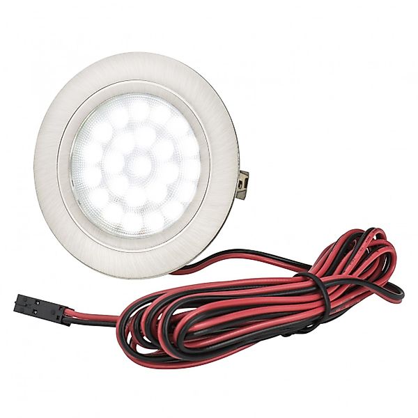 2Watt Möbel Einbaustrahler Tim 12Volt Tageslichtweiß günstig online kaufen