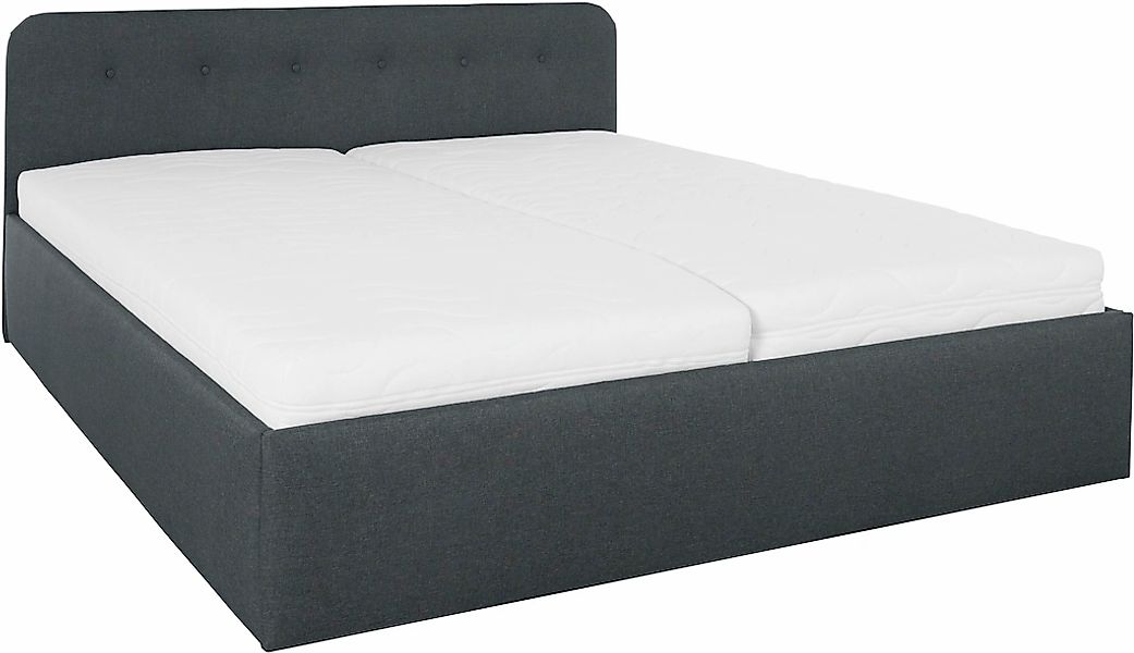 Westfalia Schlafkomfort Polsterbett "Rostock" auch mit Stauraum und Kopftei günstig online kaufen