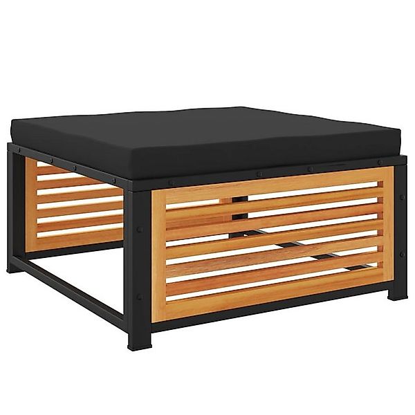 vidaXL Sofaelement Gartenhocker mit Kissen 68x68x30 günstig online kaufen