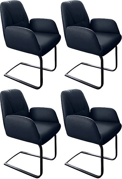 W.SCHILLIG Freischwinger »ole« (Set) 4 Stk.2er- oder 4er-Set, Gestell in Sc günstig online kaufen