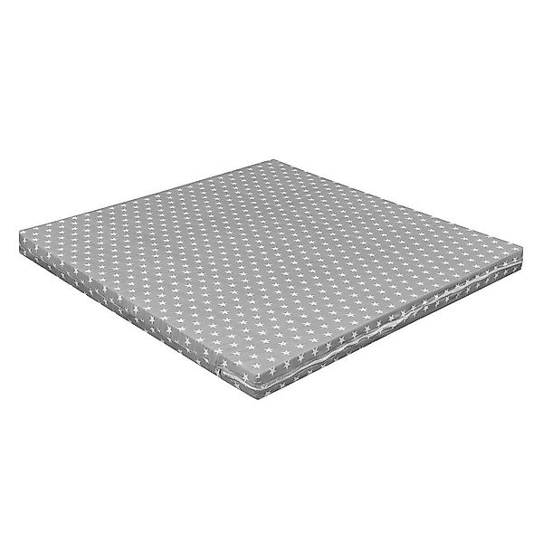 Laufgitter-Matratze Laufgittermatratze 100x100 Grey Stars, Baby-Delux, günstig online kaufen