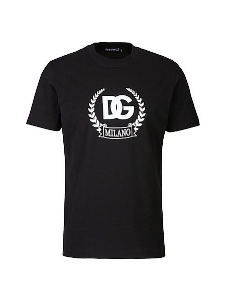 DOLCE & GABBANA T-Shirt Logo Crest Milano (1-tlg) günstig online kaufen