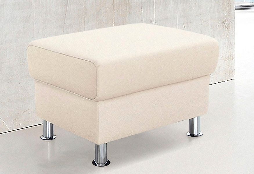 TRENDMANUFAKTUR Hocker "Rondo, Polsterhocker zur Serie, Breite 67 cm, Füße günstig online kaufen