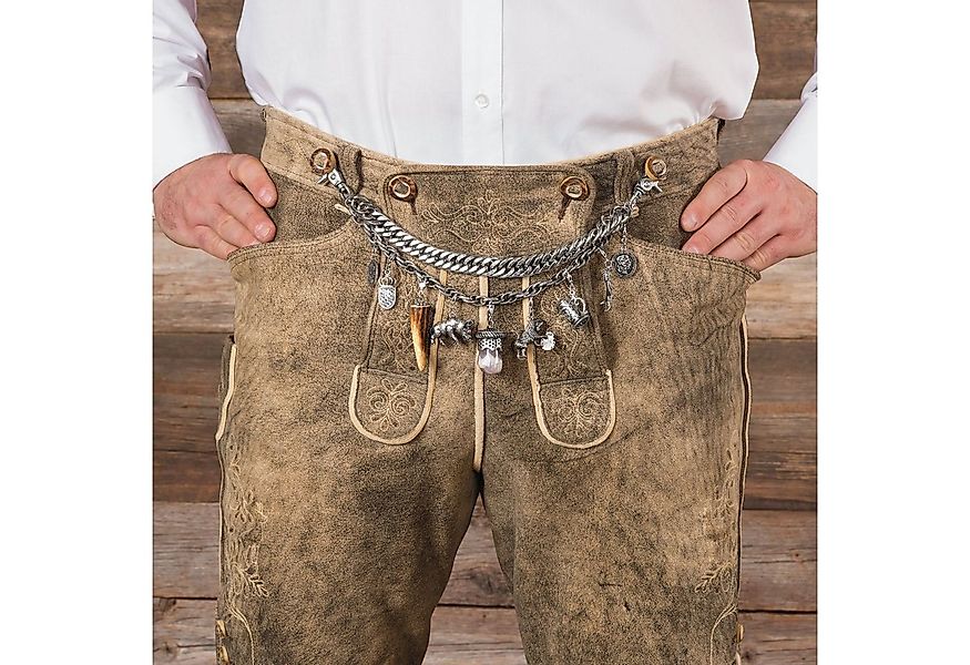 Alpenflüstern Kette mit Anhänger Trachten-Charivari Josef (antik-silber-far günstig online kaufen