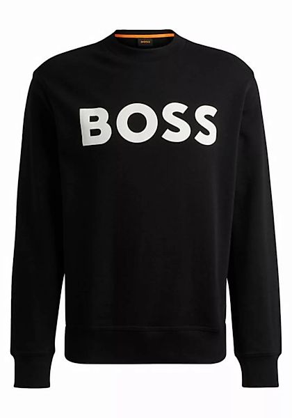 BOSS Sweatshirt WeBasicCrew Herren Pullover Rundhals mit Print, Weiche Inne günstig online kaufen