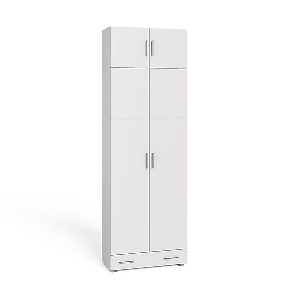 Vicco Aktenschrank Frank, Weiß, 80 x günstig online kaufen