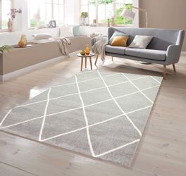 TeppichHome24 Teppich Teppich Skandinavischer Stil Rautenmuster günstig online kaufen