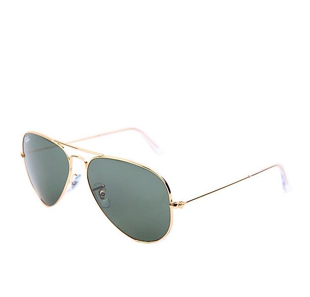 Ray-Ban Sonnenbrille Ray-Ban Aviator Large Metal RB3025 L0205 Gold Green günstig online kaufen