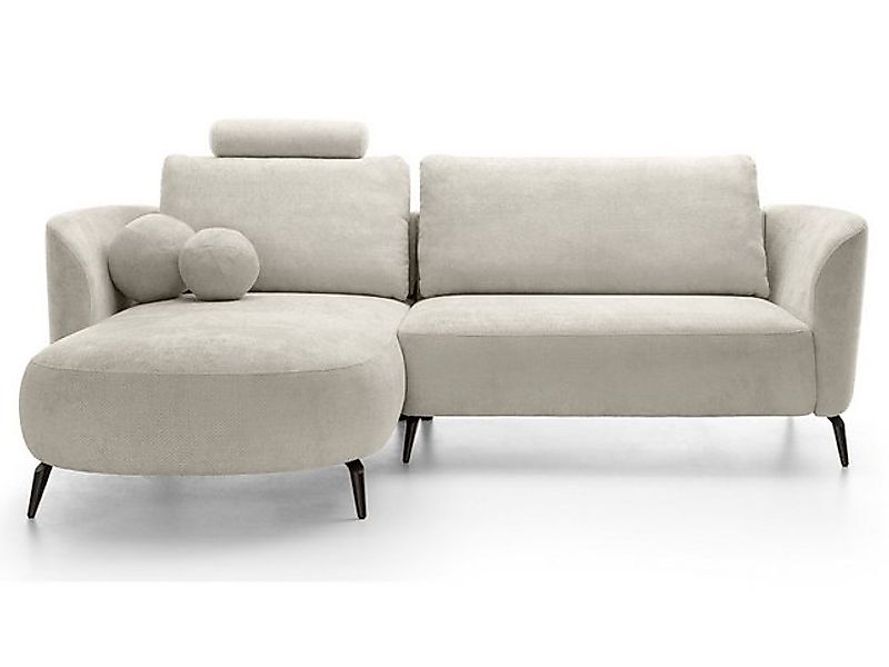 Goldstoff Ecksofa Zenit – L-förmiges Sofa mit Schlaffunktion, Stauraum & De günstig online kaufen