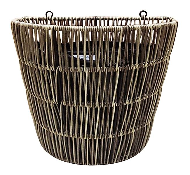 Trend Line Pflanzkübel TrendLine Polyrattan Wand-Pflanztopf günstig online kaufen